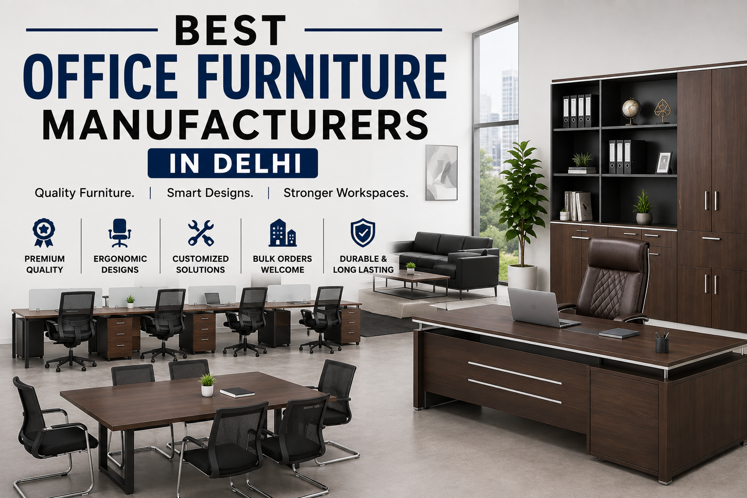 Best Office Furniture Manufacturers in Delhi